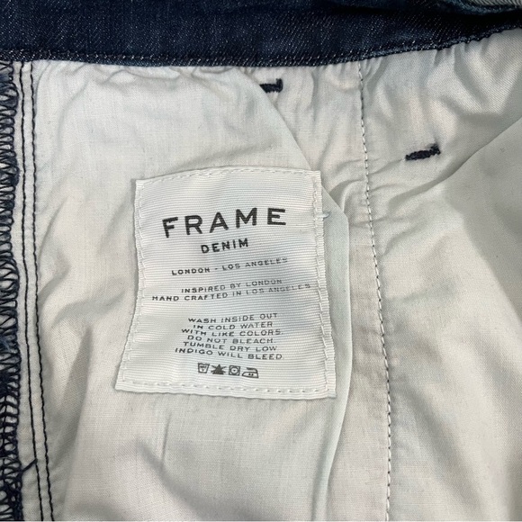 Frame Prosser Medium Wash Short Sleeve Denim Jumpsuit - Picture 10 of 16